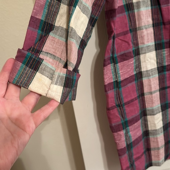 For Pete's Sake Blazer Women's size M/L Linen cotton blend / G-19 - Picture 6 of 9